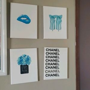 Fashion inspired canvases